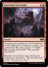 Gnawing Crescendo - Wilds of Eldraine - Magic: The Gathering card