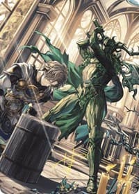 Karmic Justice Anime Art Card (Gold-Stamped Signature) - Art Series: Wilds of Eldraine - Magic: The Gathering card