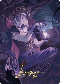 Necropotence Art Card (Gold-Stamped Signature) - Art Series: Wilds of Eldraine - Magic: The Gathering card