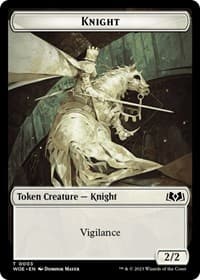 Knight Token - Wilds of Eldraine - Magic: The Gathering card