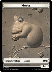 Mouse Token - Wilds of Eldraine - Magic: The Gathering card