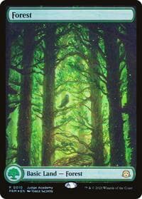 Forest - Full Art (0010) - Judge Promos - Magic: The Gathering card
