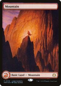 Mountain - Full Art (0009) - Judge Promos - Magic: The Gathering card