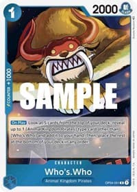Who's.Who - Kingdoms of Intrigue - One Piece Card Game card