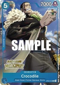 Crocodile (Online Regional 2023) [Participant] - One Piece Promotion Cards - One Piece Card Game card
