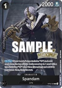 Spandam (Online Regional 2023) [Participant] - One Piece Promotion Cards - One Piece Card Game card