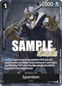 Spandam (Online Regional 2023) [Finalist] - One Piece Promotion Cards - One Piece Card Game card