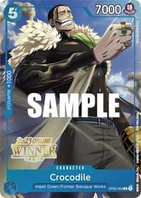 Crocodile (Online Regional 2023) [Winner] - One Piece Promotion Cards - One Piece Card Game card