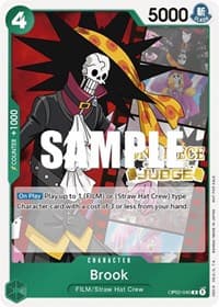 Brook (Judge Pack Vol. 2) - One Piece Promotion Cards - One Piece Card Game card