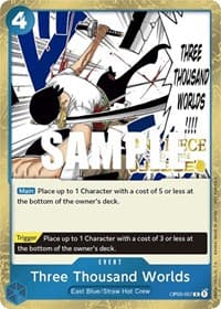 Three Thousand Worlds (Judge Pack Vol. 2) - One Piece Promotion Cards - One Piece Card Game card