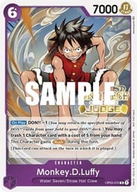 Monkey.D.Luffy (Judge Pack Vol. 2) - One Piece Promotion Cards - One Piece Card Game card