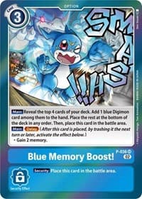 Blue Memory Boost! (Resurgence Booster Reprint) - Resurgence Booster - Digimon Card Game card