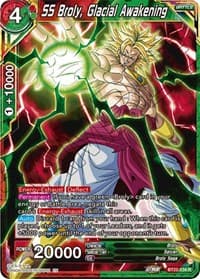SS Broly, Glacial Awakening - Critical Blow - Dragon Ball Super: Masters card