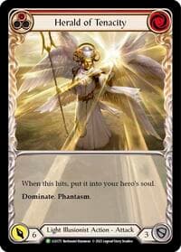 Herald of Tenacity (Red) - LGS173 - Flesh and Blood: Promo Cards - Flesh and Blood TCG card