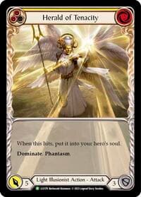 Herald of Tenacity (Yellow) - LGS174 - Flesh and Blood: Promo Cards - Flesh and Blood TCG card