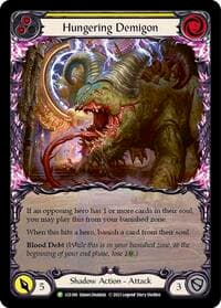 Hungering Demigon (Yellow) - LGS166 - Flesh and Blood: Promo Cards - Flesh and Blood TCG card