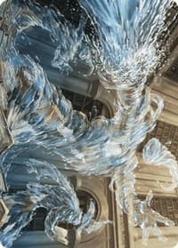 Splashy Spellcaster Art Card - Art Series: Wilds of Eldraine - Magic: The Gathering card