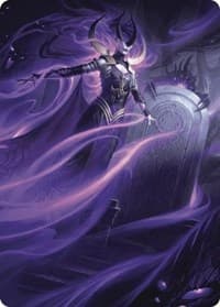 Ashiok, Wicked Manipulator Art Card (10/81) - Art Series: Wilds of Eldraine - Magic: The Gathering card