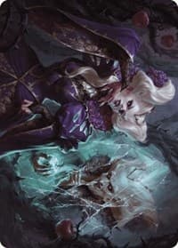 Conceited Witch Art Card - Art Series: Wilds of Eldraine - Magic: The Gathering card