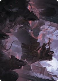 Gnawing Crescendo Art Card - Art Series: Wilds of Eldraine - Magic: The Gathering card