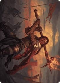 Imodane, the Pyrohammer Art Card - Art Series: Wilds of Eldraine - Magic: The Gathering card