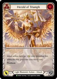 Herald of Triumph (Blue) - FAB160 - Flesh and Blood: Promo Cards - Flesh and Blood TCG card