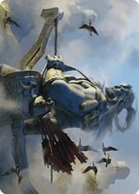 Skybeast Tracker Art Card - Art Series: Wilds of Eldraine - Magic: The Gathering card