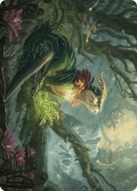 Elusive Otter Art Card - Art Series: Wilds of Eldraine - Magic: The Gathering card