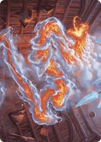 Scalding Viper Art Card - Art Series: Wilds of Eldraine - Magic: The Gathering card