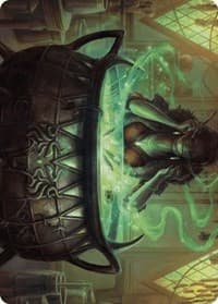 Agatha's Soul Cauldron Art Card - Art Series: Wilds of Eldraine - Magic: The Gathering card