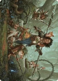 Ellivere of the Wild Court Art Card - Art Series: Wilds of Eldraine - Magic: The Gathering card