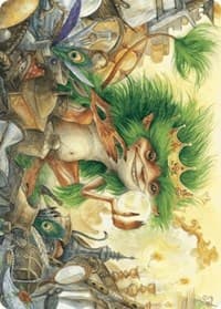 Knickknack Ouphe Art Card - Art Series: Wilds of Eldraine - Magic: The Gathering card