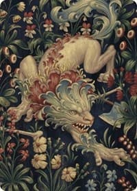 Beast Token Art Card - Art Series: Wilds of Eldraine - Magic: The Gathering card