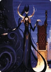 Ashiok, Wicked Manipulator Art Card (57/81) - Art Series: Wilds of Eldraine - Magic: The Gathering card