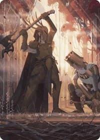 Karmic Justice Art Card - Art Series: Wilds of Eldraine - Magic: The Gathering card