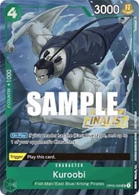 Kuroobi (Offline Regional 2023) [Finalist] - One Piece Promotion Cards - One Piece Card Game card
