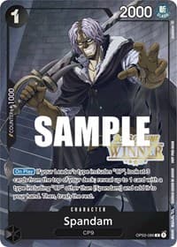 Spandam (Offline Regional 2023) [Winner] - One Piece Promotion Cards - One Piece Card Game card
