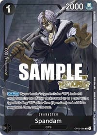 Spandam (Offline Regional 2023) [Participant] - One Piece Promotion Cards - One Piece Card Game card