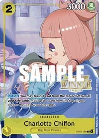 Charlotte Chiffon (Offline Regional 2023) [Winner] - One Piece Promotion Cards - One Piece Card Game card