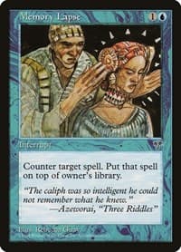 Memory Lapse - Mirage - Magic: The Gathering card
