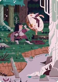 Stab Wound Art Card - Art Series: Wilds of Eldraine - Magic: The Gathering card