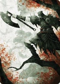 Garruk's Uprising Art Card - Art Series: Wilds of Eldraine - Magic: The Gathering card