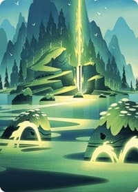 Leyline of Abundance Art Card - Art Series: Wilds of Eldraine - Magic: The Gathering card