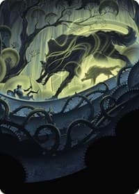 Unnatural Growth Art Card - Art Series: Wilds of Eldraine - Magic: The Gathering card
