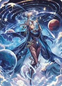 Omniscience Anime Art Card - Art Series: Wilds of Eldraine - Magic: The Gathering card
