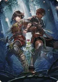 Defense of the Heart Art Card - Art Series: Wilds of Eldraine - Magic: The Gathering card