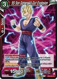 SS Son Gohan, All-Out Explosion - Critical Blow - Dragon Ball Super: Masters card