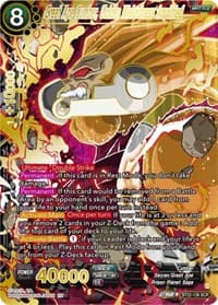 Great Ape Cumber, Golden Wickedness Amplified - Critical Blow - Dragon Ball Super: Masters card