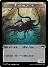 Eldrazi Scion // Construct (0042) Double-Sided Token - Commander Masters - Magic: The Gathering card