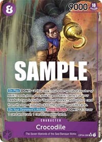 Crocodile (060) (Alternate Art) - Kingdoms of Intrigue - One Piece Card Game card
